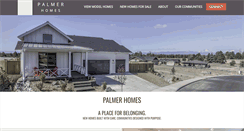 Desktop Screenshot of palmerhomes.com